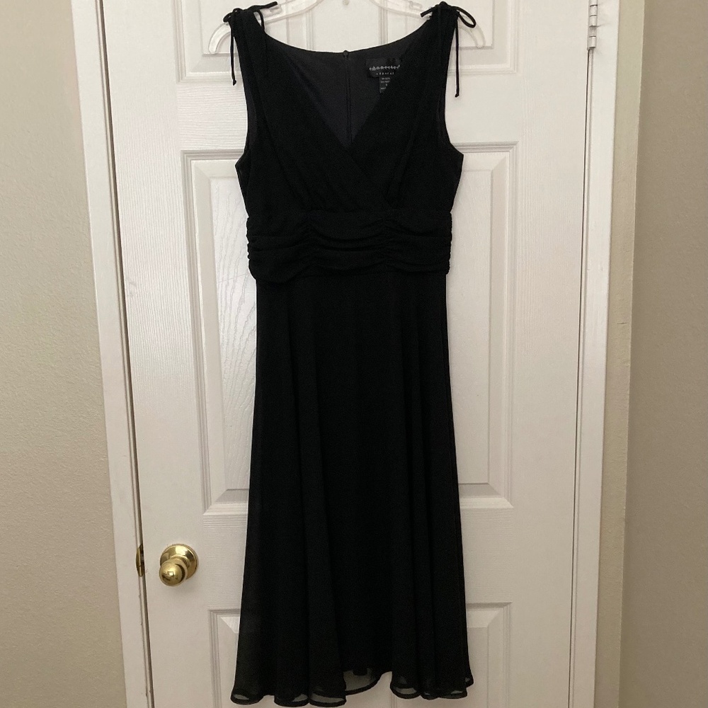 Connected black midi dress Size 6